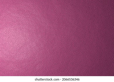 Leather Texture, Flat View. The Name Of The Color Is Hot Pink. Gradient With Light Coming From Left