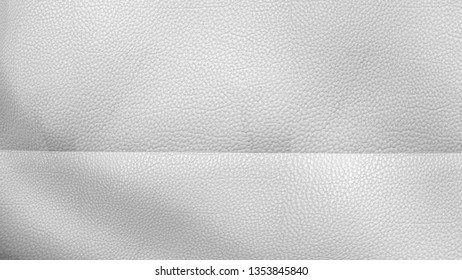 leather wave gray surface. Three-dimensional illustration. 3d render