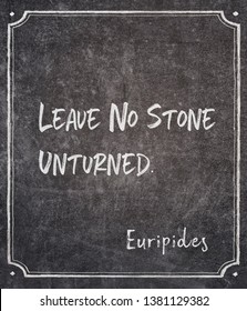 Leave No Stone Unturned Ancient Greek 스톡 일러스트 1381129382 | Shutterstock