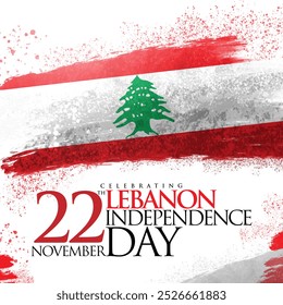 Lebanon Independence Day 22th November Illustration. - Powered by Shutterstock