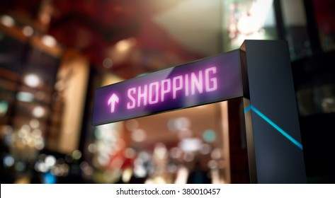 LED Display - Shopping Center Direction Sign