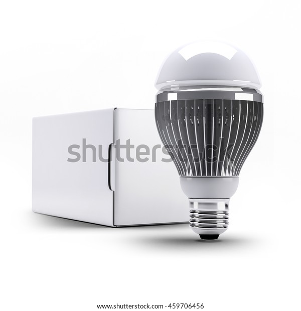 Download Led Lamp Package Box Mockup 3d Stock Illustration 459706456