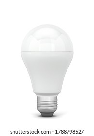 Led Light Bulb. 3d Illustration Isolated On White Background 