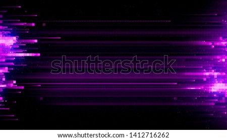 Led Light.  Future tech. Shine dynamic scene. Neon flare. Colorful rays. Magic moving fast lines. Sparkling studio. Hologram display. Mystic beam. Stylish fantasy space. Bright blurred waves.