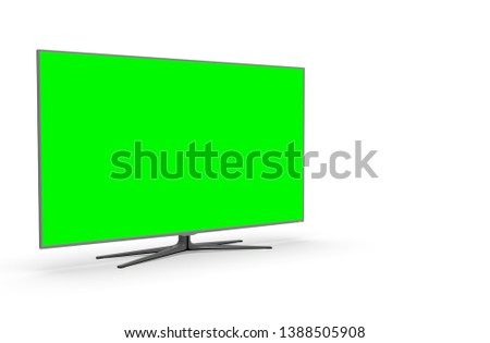 Led TV Object 3D Rendering