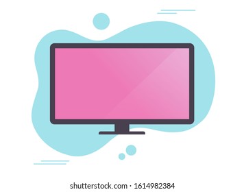flat screen tv clipart