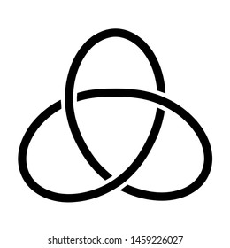 Left Hand Trefoil Knot Symbol