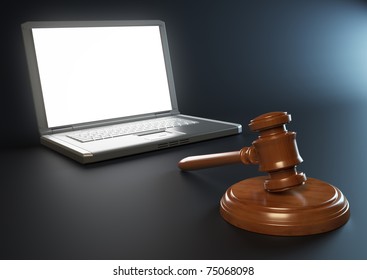 IT And Legal Issues Concept