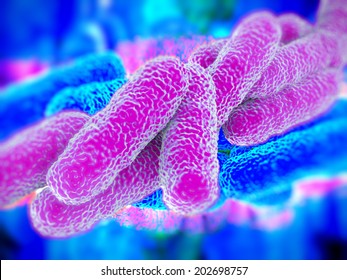 Legionella Pneumophila Bacteria, Artwork