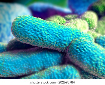 Legionella Pneumophila Bacteria, Artwork
