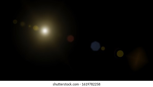 Lens Flare Effect 3d Render Stock Illustration 1619782258 | Shutterstock