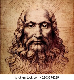 Leonardo Da Vinci Self Portrait