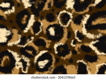 Leopard Design Pattern. Leopard Fur Texture Real Fur. Wild Animals Pattern Print. Animal Skin Leo Pard Seamless Pattern Design. Jaguar, Leopard, Cheetah, Panther Fur. Seamless Camouflage Background