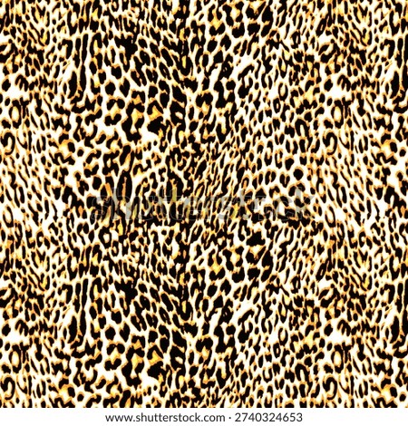 Leopard design for textile printing.