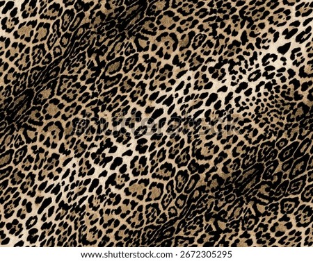 leopard pattern abstract design, animal pattern, leopard skin texture background, modern fashion print,
