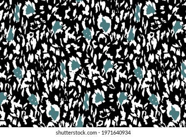 Leopard Pattern Line Drawing Desing Color Stock Illustration 1971640934 ...