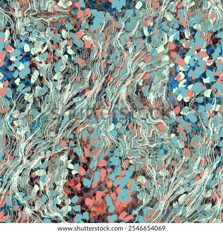Leopard pattern. Seamless watercolor print, imitation animal skin. Realistic animal texture. Abstract repeating pattern - leopard skin imitation can be painted on clothes or fabric. Surface pattern