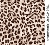 Leopard pattern for textile printing.