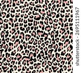 Leopard pattern for textile printing.