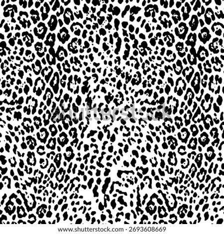 Leopard pattern for textile printing.