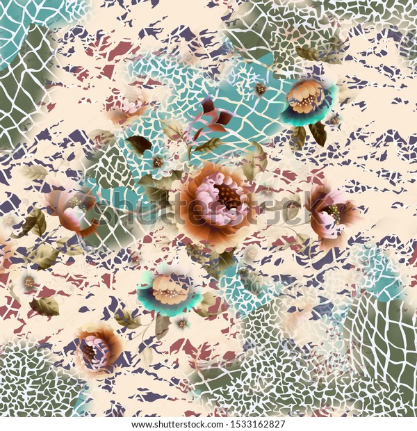 Leopard Pattern Textile Wallpaper Pattern Fills Stock Illustration 1533162827 | Shutterstock