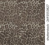 Leopard Print Seamless Pattern – Animal Skin Texture Background
