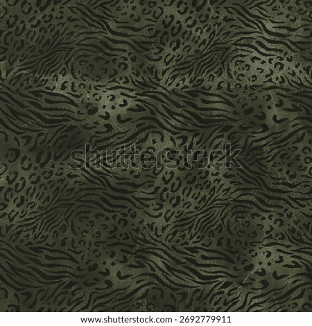Leopard Print Seamless Pattern – Animal Skin Texture Background
