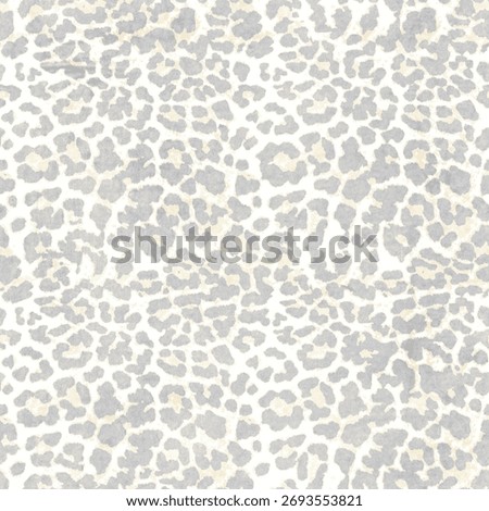 Leopard Print Seamless Pattern – Animal Skin Texture Background
