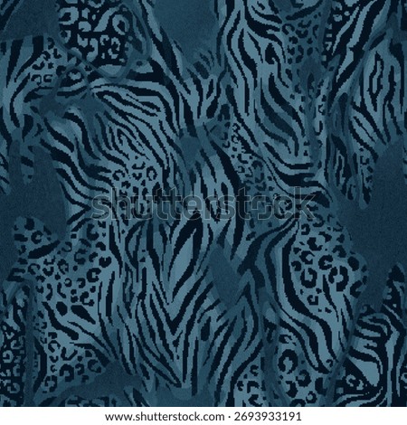 Leopard Print Seamless Pattern – Animal Skin Texture Background
