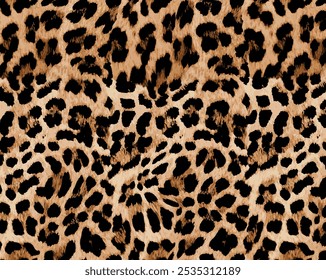 leopard Print seamless pattern beautiful design art