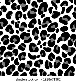 black and white cheetah print background