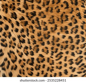 Leopard skin pattern, animal fur seamless design