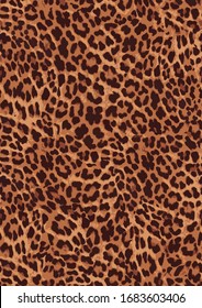 Leopard skin pattern design for print seamless 