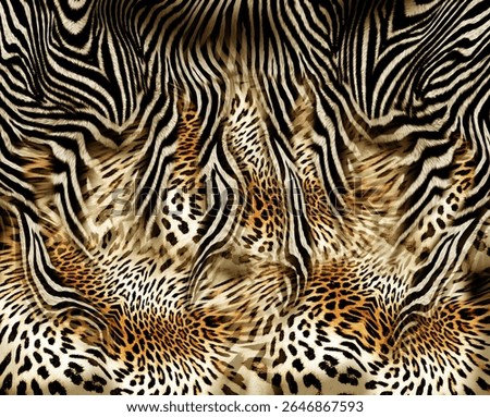 Leopard skin pattern texture; Fashionable print
