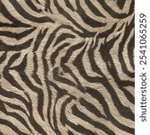 Leopard , zebra and tiger mix furry skin seamless pattern