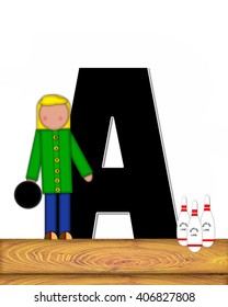 The Letter A, In The Alphabet Set 