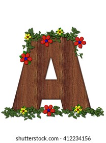 The Letter A, In The Alphabet Set 