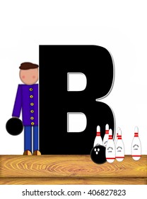 The Letter B, In The Alphabet Set 