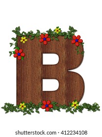 The Letter B, In The Alphabet Set 