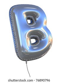 Letter B Balloon 3d Illustration