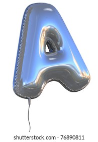 Letter A Balloon 3d Illustration