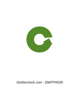 Letter C Logo Design isolated on white
