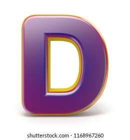 Pink Letter D Uppercase 3d Render Stock Illustration 731314156 ...