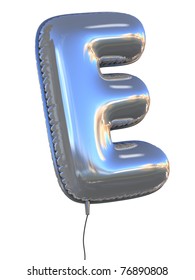 Letter E Balloon 3d Illustration