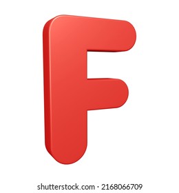 Letter F 3d Render Alphabet Letters Stock Illustration 2168066709 ...