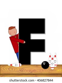 The Letter F, In The Alphabet Set 