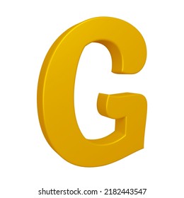 Letter G 3d Render Alphabet Letters Stock Illustration 2182443547 ...