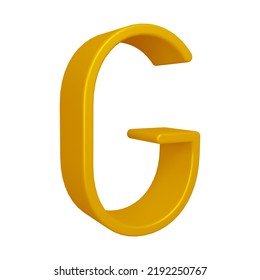 Letter G 3d Render Alphabet Letters Stock Illustration 2192250767 ...