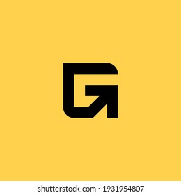 Letter G Arrow Logo For Technology