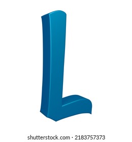 Letter L 3d Render Alphabet Letters Stock Illustration 2183757373 ...